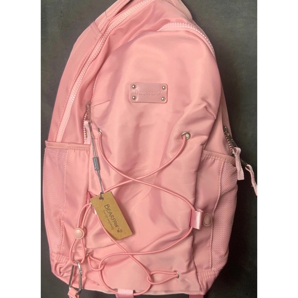 Bearpaw Pink Gorpcore Backpack Women's Medium School Travel Casual Tech Bag